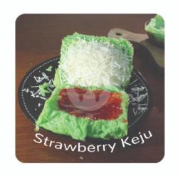 Roti Kadet Strawberry Keju Susu