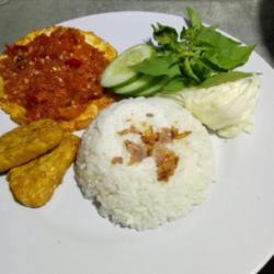 Nasi Telor Ceplok Penyet