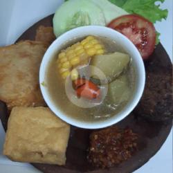 Paket Empal Cobek   Nasi