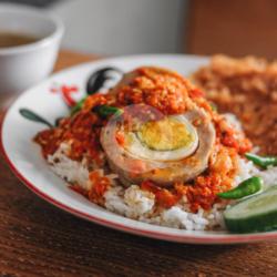 Nasi Oseng Mercon - Telor