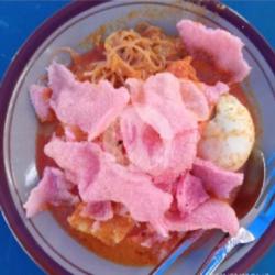 Katupek Gulai Kacang Panjang Telor