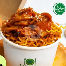 Mie Saos Bulgogi Toping Pangsit Rebus
