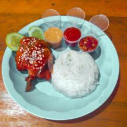 Chicken Lava   Keju   Nasi