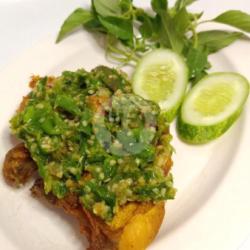 Ayam Penyet Ijo (tanpa Nasi)