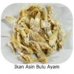 Ikan Asin Bulu Ayam   Lalapan