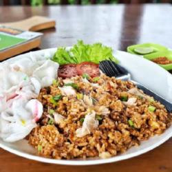 Nasi Goreng Telor Bakso Sosis Pete