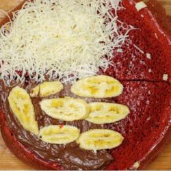 Martabak Manis Red Velvet Keju Pisang Susu