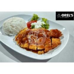 Chicken Katsu   Rice (barbeque Sauce)