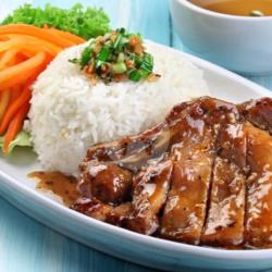 Roasted Pork Chop With Fragrant Rice