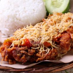 Paket Nasi Ayam Geprek Sambel Teri