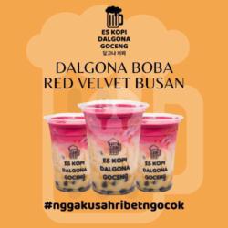 Dalgona Boba Red Velvet Super Large