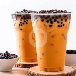 Orange Boba Milk