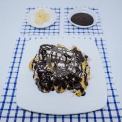 Pisang Goreng Keju Glaze Coklat