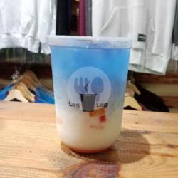 Milk Blue Tea Jelly