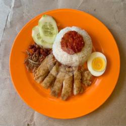 Nasi Lemak Chicken Chop