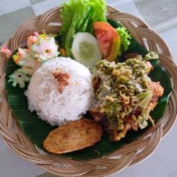 Ayam Cabe Ijo   Nasi