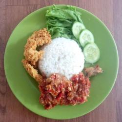 Nasi Paha Penyet