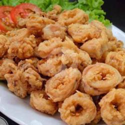 Nasi Sotong Goreng Tepung