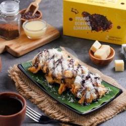 Pisang   Meises   Keju   Saus Blueberry