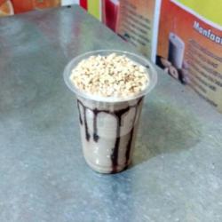 Milkshake Cappucino Topping Kacang