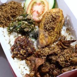 Nasi Liwet Kulit   Ayam Goreng