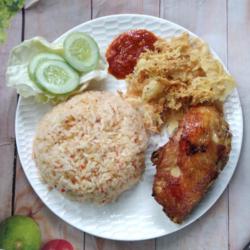 Nasi Ulek Ayam Goreng Kremes