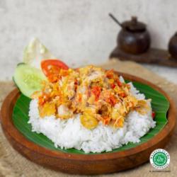 Sego Sambel Ayam Geprek