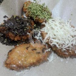 Pisang Crispy Banana Mix Ori, Susu, Keju, Greentea, Coklat