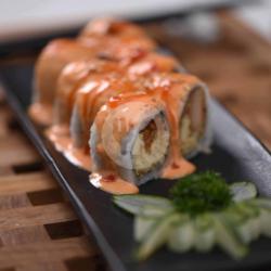 Flame Octopus Roll (spicy)