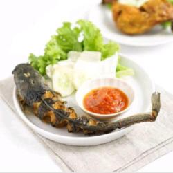 Menu Ikan Lele Bakar Komplit