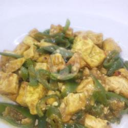 Oseng Tahu Cabe Ijo