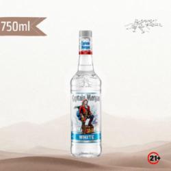 (21 ) Captain Morgan Rum White 750ml