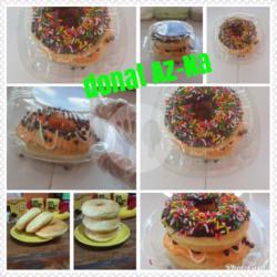 Dobel Donat Aneka Rasa   Toping