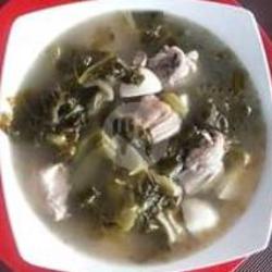 Sayur Asin Kuah Campur