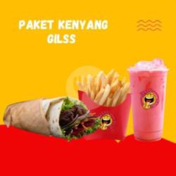 Kebab Besar Cheese   Kentang   Ice Buble Gum