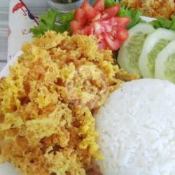 Nasi Kepala Kremes Tahutempe