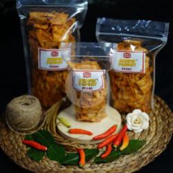 Kripik Pangsit Pedas Kecil