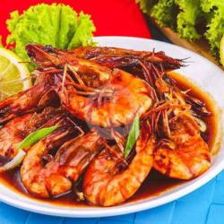 Udang Saus Tiram   Nasi