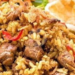 Nasi Goreng Mawut ( Campur Mie ) Kambing