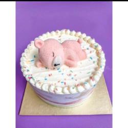 Rainbow Bear Cream Cheese Cake Uk 16 Cm