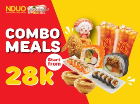 Nduo Sushi n Fried Chicken Gama, Gajahmada Pontianak