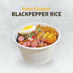 Extra Chicken Blackpepper Rice