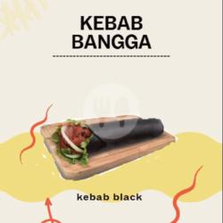 Kebab Black Beef Besar  Keju Parut