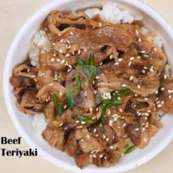 Nasi Beef Slice Teriyaki