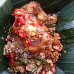 Nasi Gurih Ayam Sambal Merah