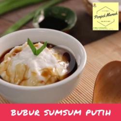 Bubur Sumsum Putih Saus Gula Jawa