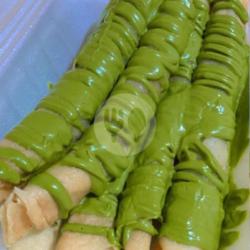 Banana Roll Matcha (coklat Luar Dalam)