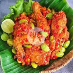 Sambal Ayam Goreng Lado Merah Tanpa Nasi Free Teh Es