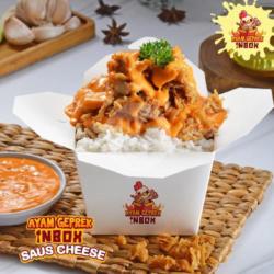 Ayam Geprek Inbox Saus Cheese(keju)