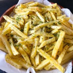 French Fries Parmesan Cheese With Nori